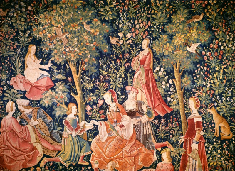 Tapestry. The lordly life under Francis I