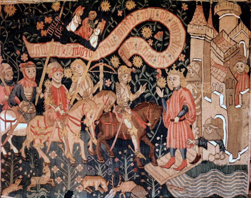 Jeanne d'Arc arrivant à Chinon, tapisserie dite  de Jeanne d'Arc