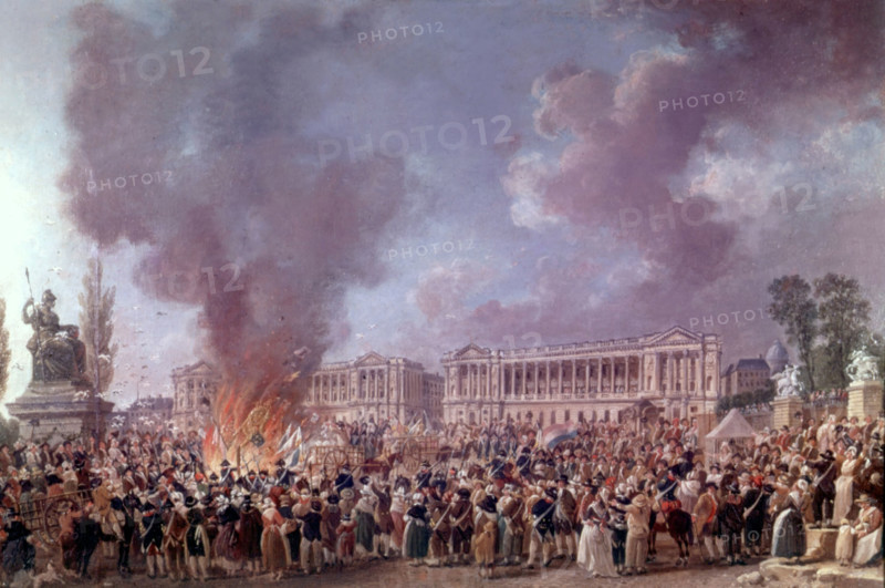 Demachy, Fête de l'Unité place de la Révolution, le 10 août 1793