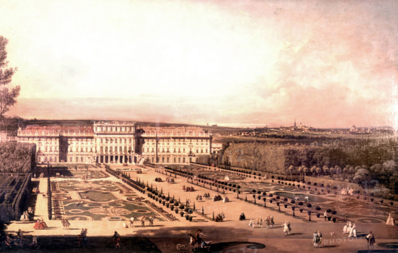 Bellotto, Schönbrunn Castle: garden facade