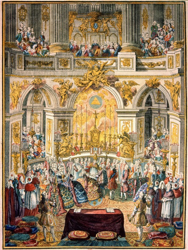 Mariage de Louis XVI et de l'Archiduchesse Marie-Antoinette.