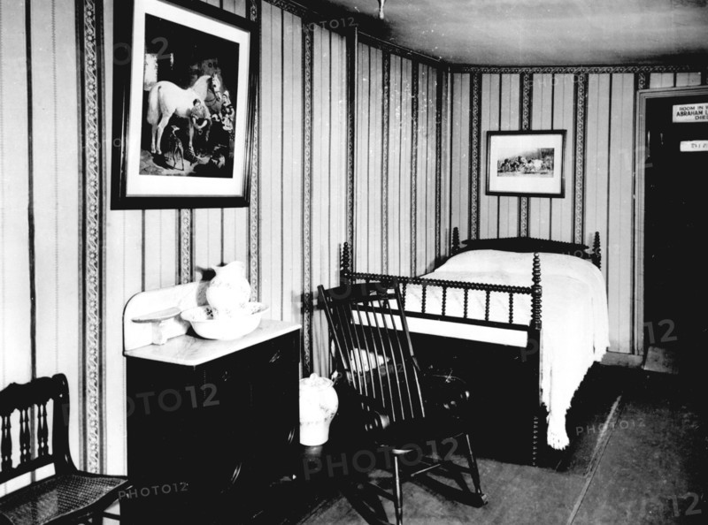 La chambre où est mort Lincoln (1809-1865)
