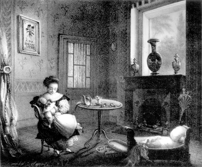 Vers 1830. Vie quotidienne