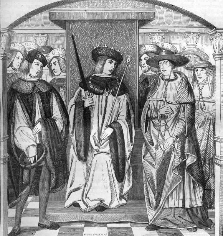 Louis XII entre les pairs ecclésiastiques et les pairs laïques