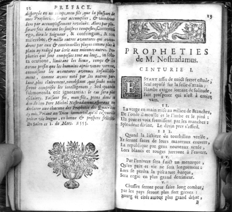 Prophéties de Nostradamus, édition de 1566