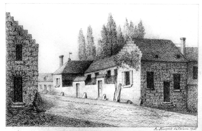 Maison de Saint-Just à Blérancourt dans l'Aisne