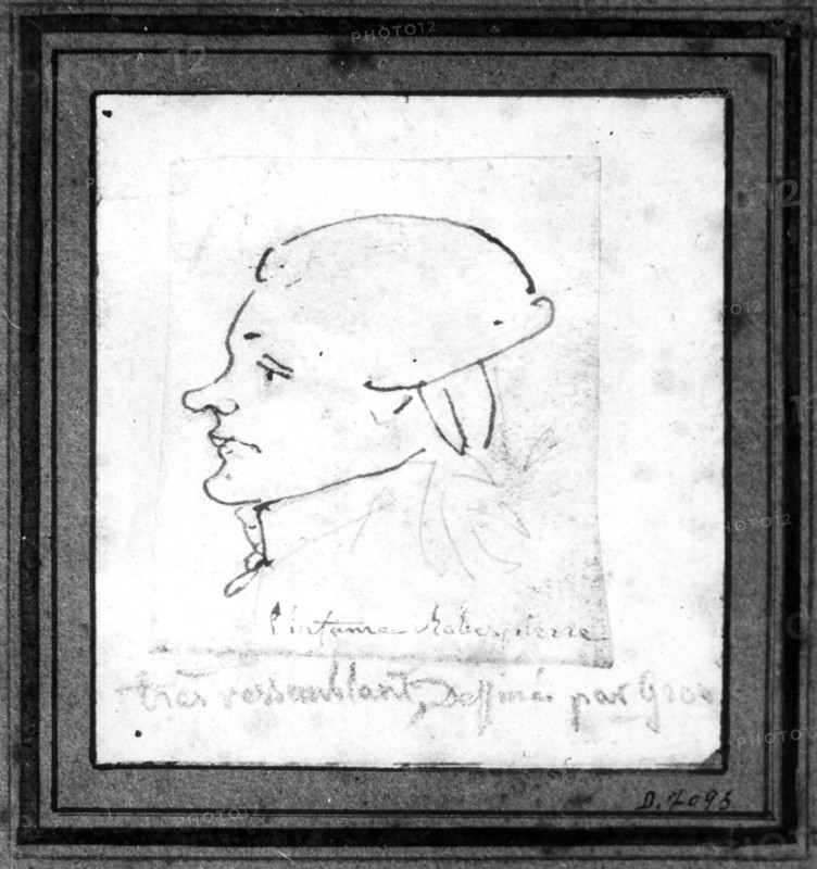 Robespierre dessiné par Gros