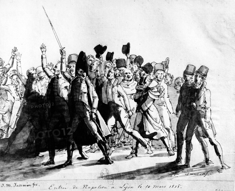 Manifestations populaires pour le  retour de l'île d'Elbe de Napoléon 1er