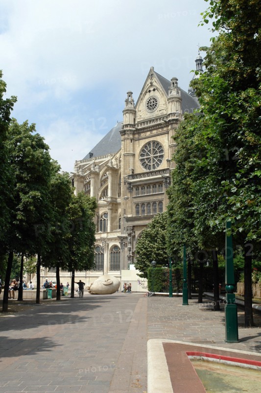 The Church of Saint-Eustache