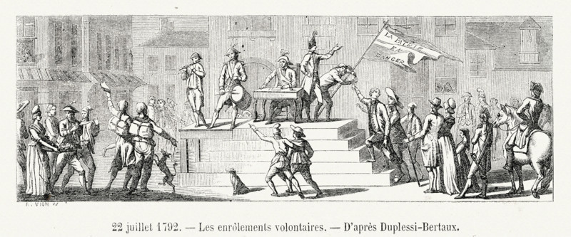 Les enrôlements volontaires.