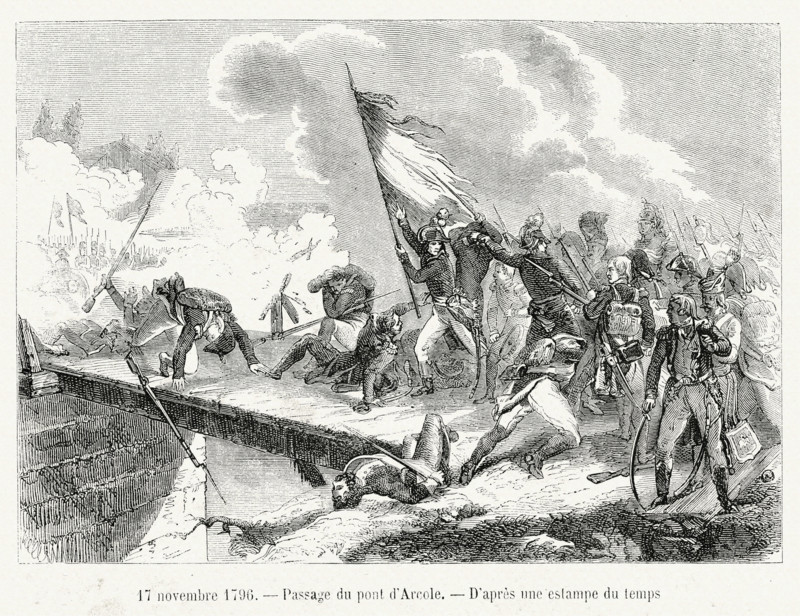 Passage du pont d'Arcole.