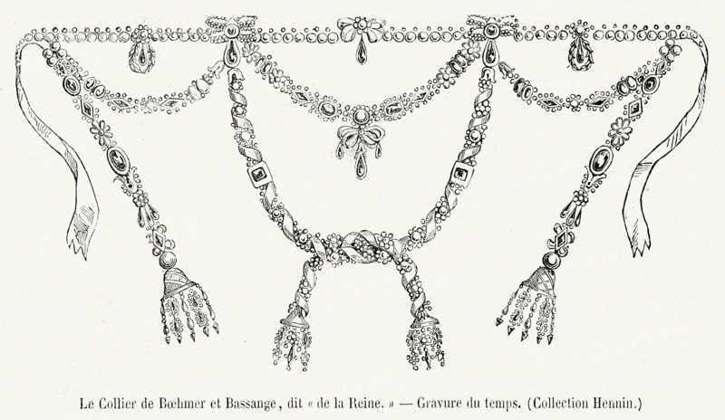 "The Queen's" Boehmer and Bassange necklace.
