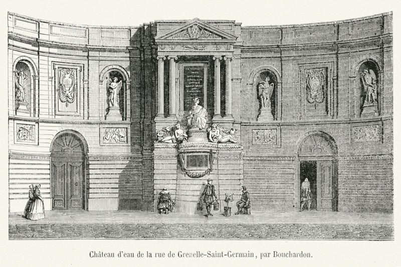 Château d'eau de la rue de Grenelle-Saint-Germain.