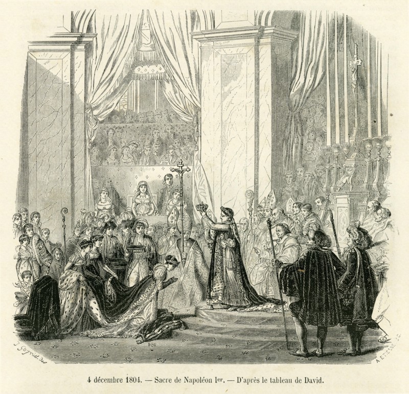 Sacre de Napoléon 1er.