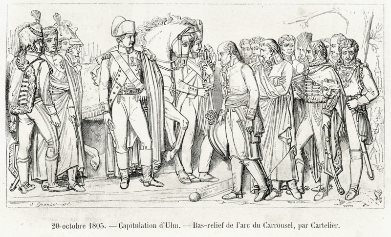 Bas-relief de l'arc du Carrousel, par Cartelier.