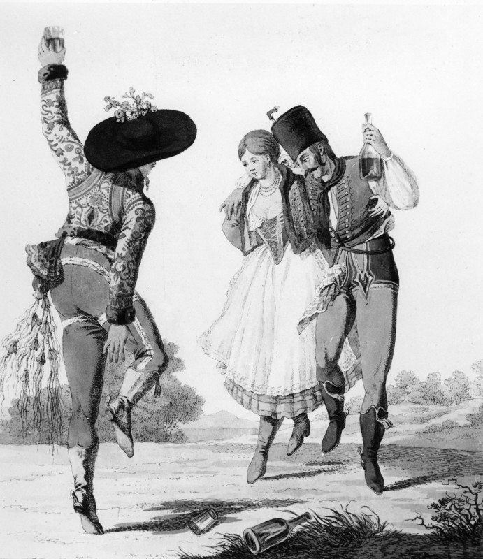 Hongrie. Coutumes et danses populaires.