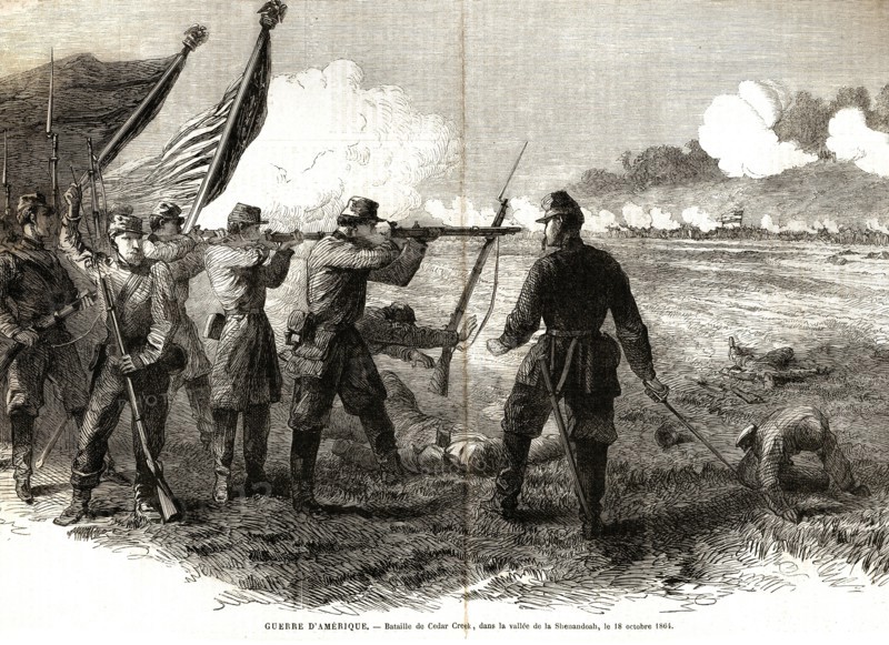 Amérique. Guerre de Sécession.