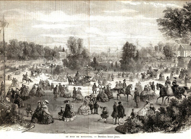 1864. The Boulogne Woods.