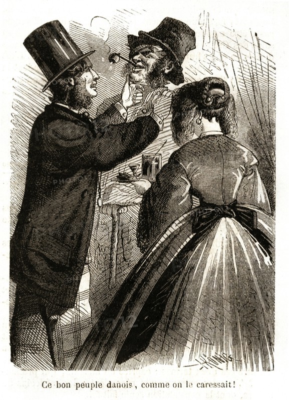 Angleterre. Caricature. La vie quotidienne des Anglais.