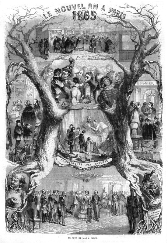 New Year's celebrations 1865.