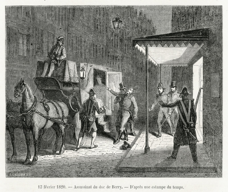 Assassination of the Duke of Berry.