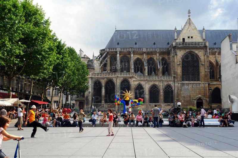Paris - Beaubourg - The Pompidou Centre.