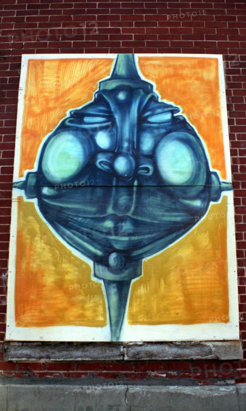 Montreal - Quebec. Popular Art. Street paintings.