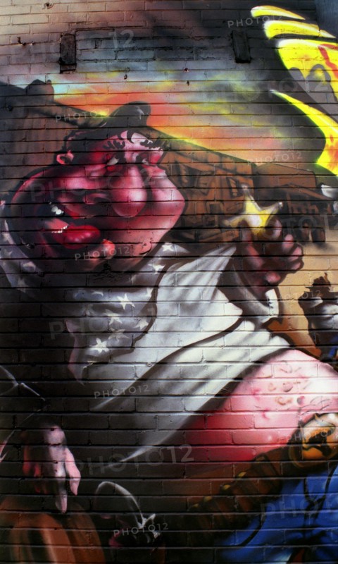 Montréal - Québec. Art populaire. Peintures de rue.