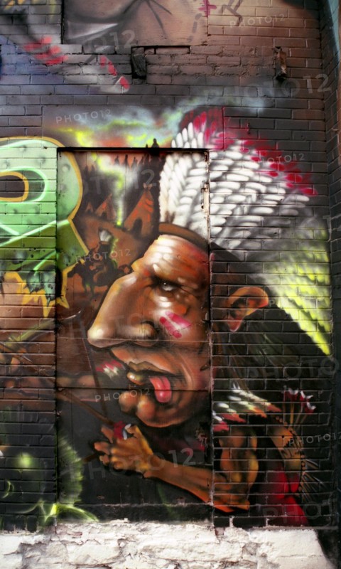 Montréal - Québec. Art populaire. Peintures de rue.