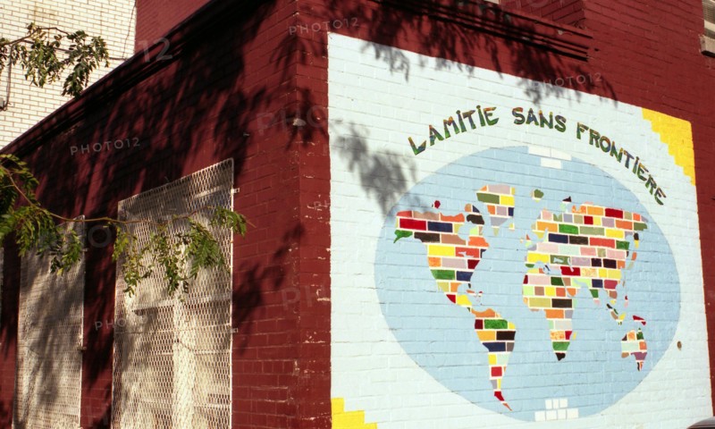 Montreal - Quebec. Popular Art. Street paintings.
