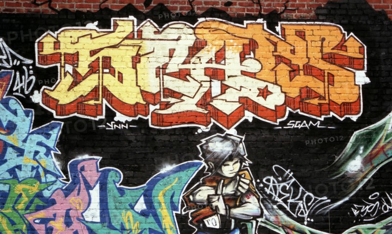 Montréal - Québec. Art populaire. Peintures de rue.