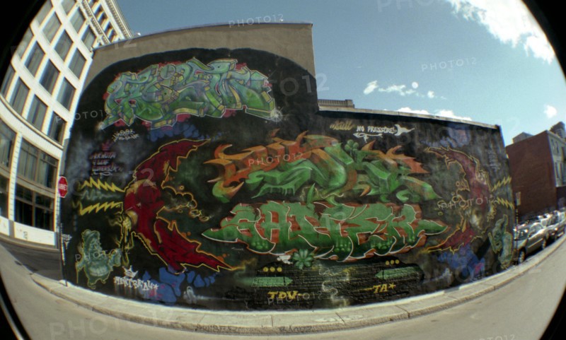 Montréal - Québec. Art populaire. Peintures de rue.
