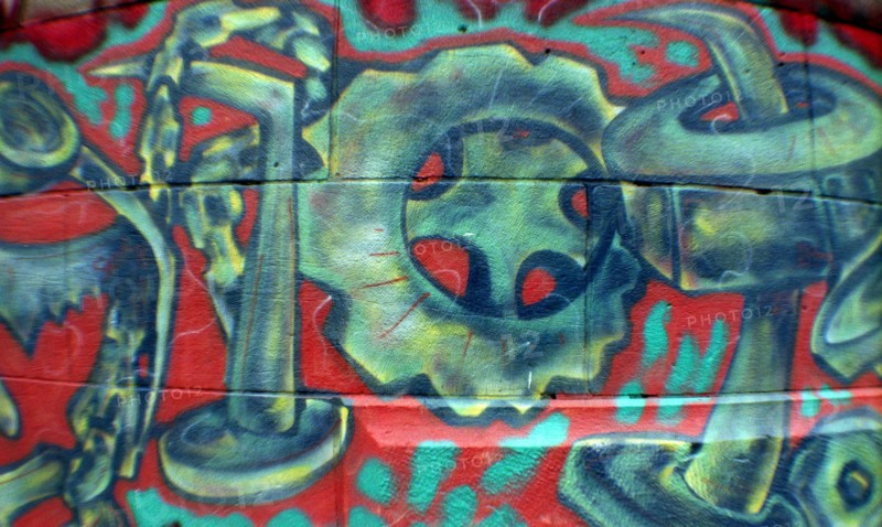 Montréal - Québec. Art populaire. Peintures de rue.
