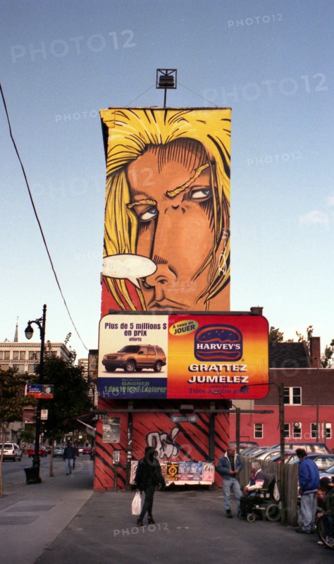Montréal - Québec. Art populaire. Peintures de rue.