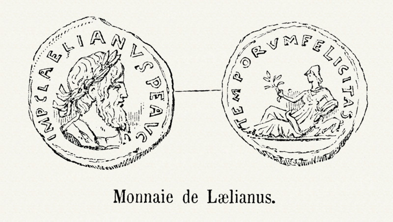 Monnaie frappée sous le règne de Lélien