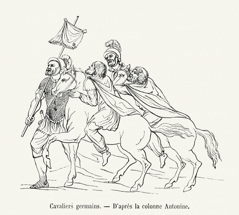 Cavaliers germains.
