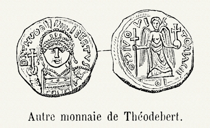 Monnaie à l'effigie de Thibert Ier