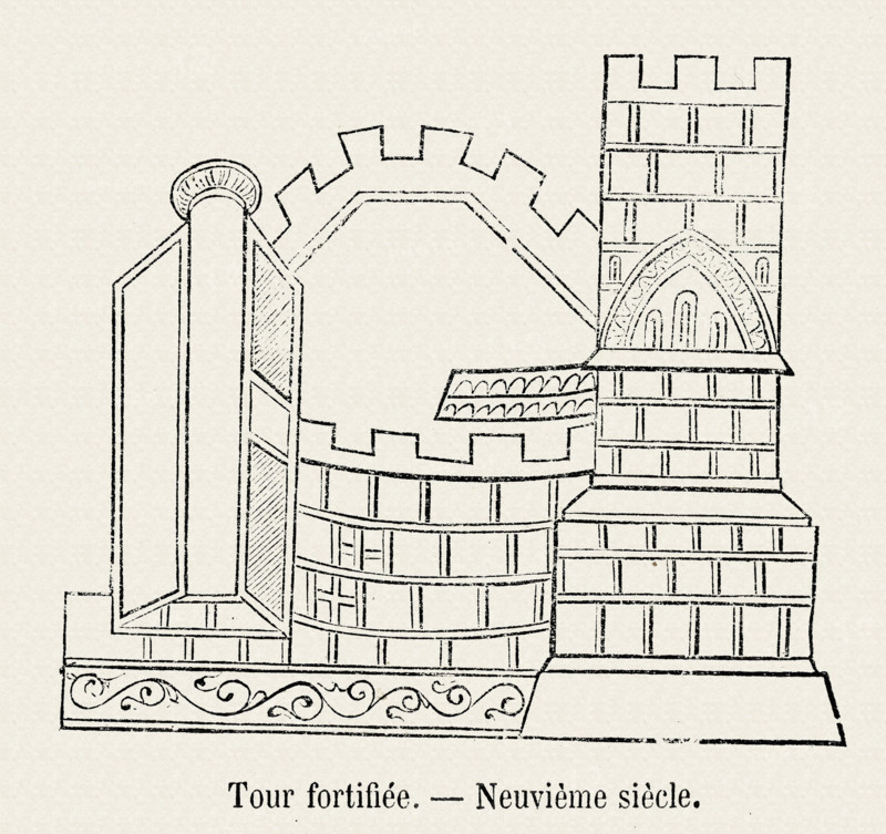 Fortified tower.