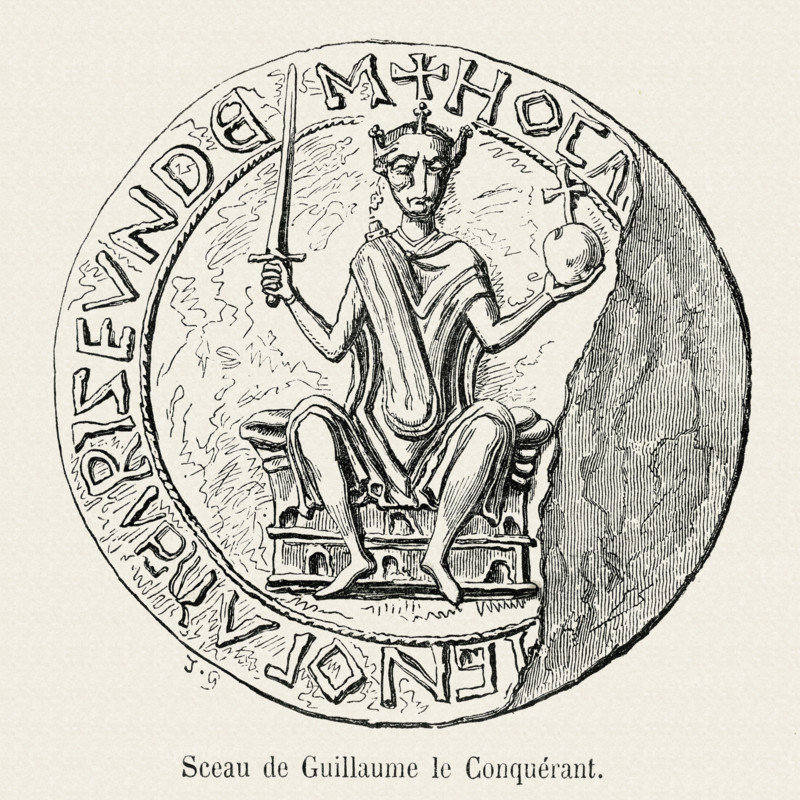 Sceau de Guillaume le Conquérant.