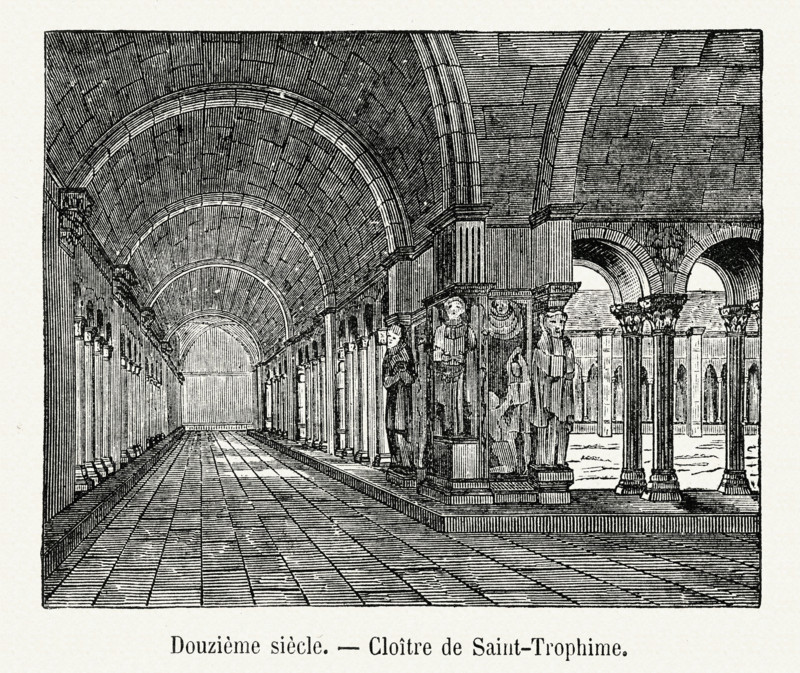 Cloître de Saint-Trophime.