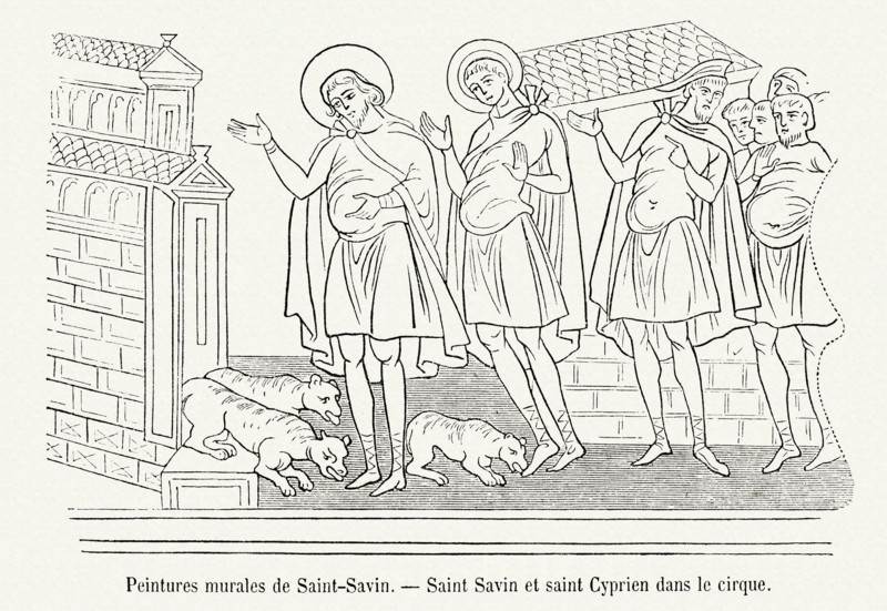 Mural paintings of Saint-Savin.