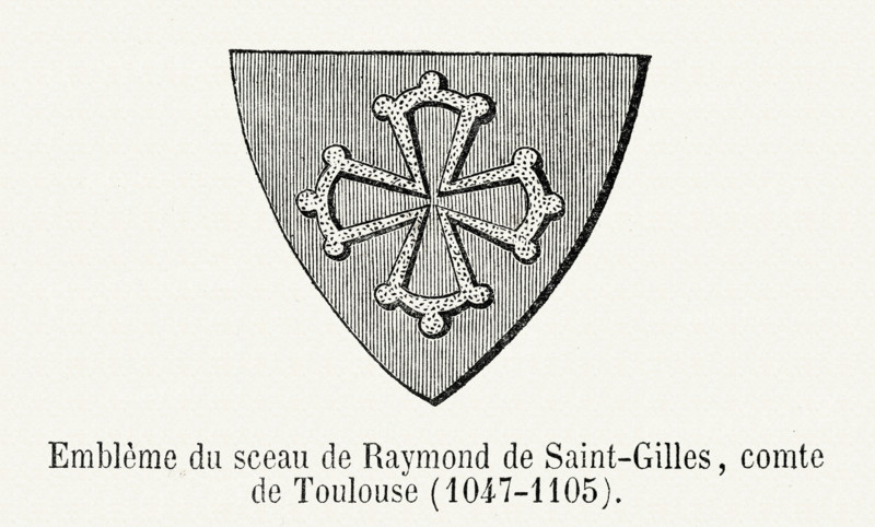 Emblème du sceau de Raymond de Saint-Gilles