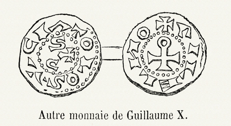 Monnaie de Guillaume X.