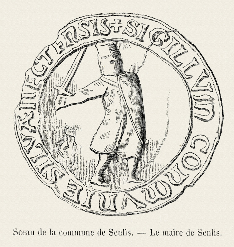 Seal of the commune of Senlis.