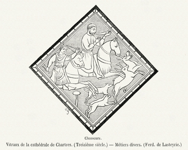 Vitraux de la cathédrale de Chartres.