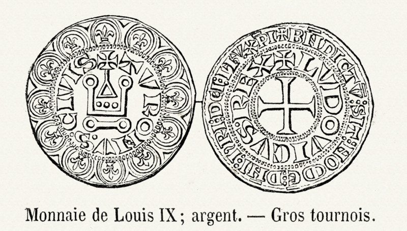 Monnaie de Louis IX.