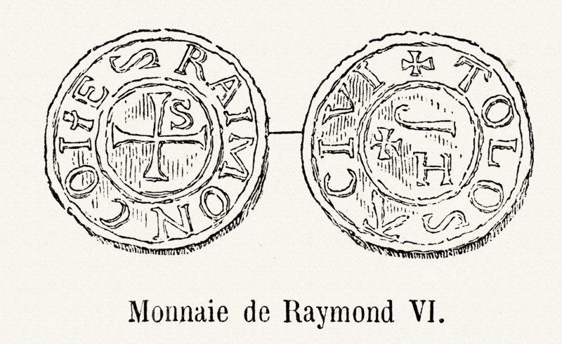 Monnaie de Raymond VI.