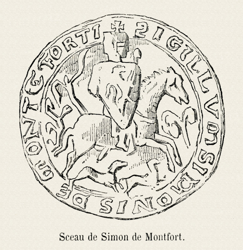 Seal of Simon of Montfort.