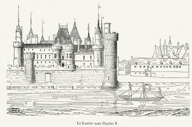 The Louvre under Charles V.