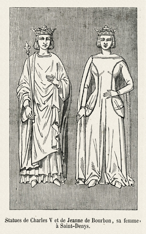 Charles V and Jeanne de Bourbon.